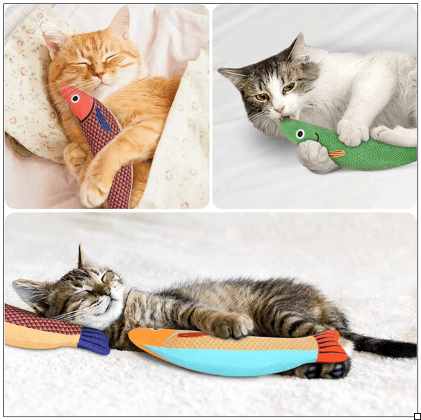 Interactive Catnip Fish Toy for Kittens - Love4thePets