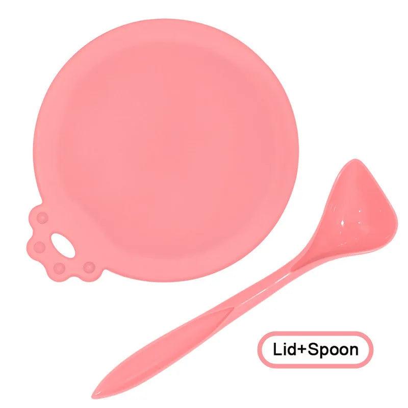 2pcs Pet Food Can Covers & Spoon Set - Love4thePets