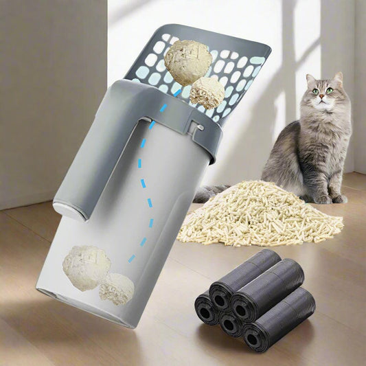 Premium Cat Litter Scoop with Refill Bags - Love4thePets