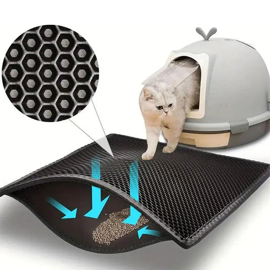 Waterproof Double Layer Cat Litter Mat - Love4thePets